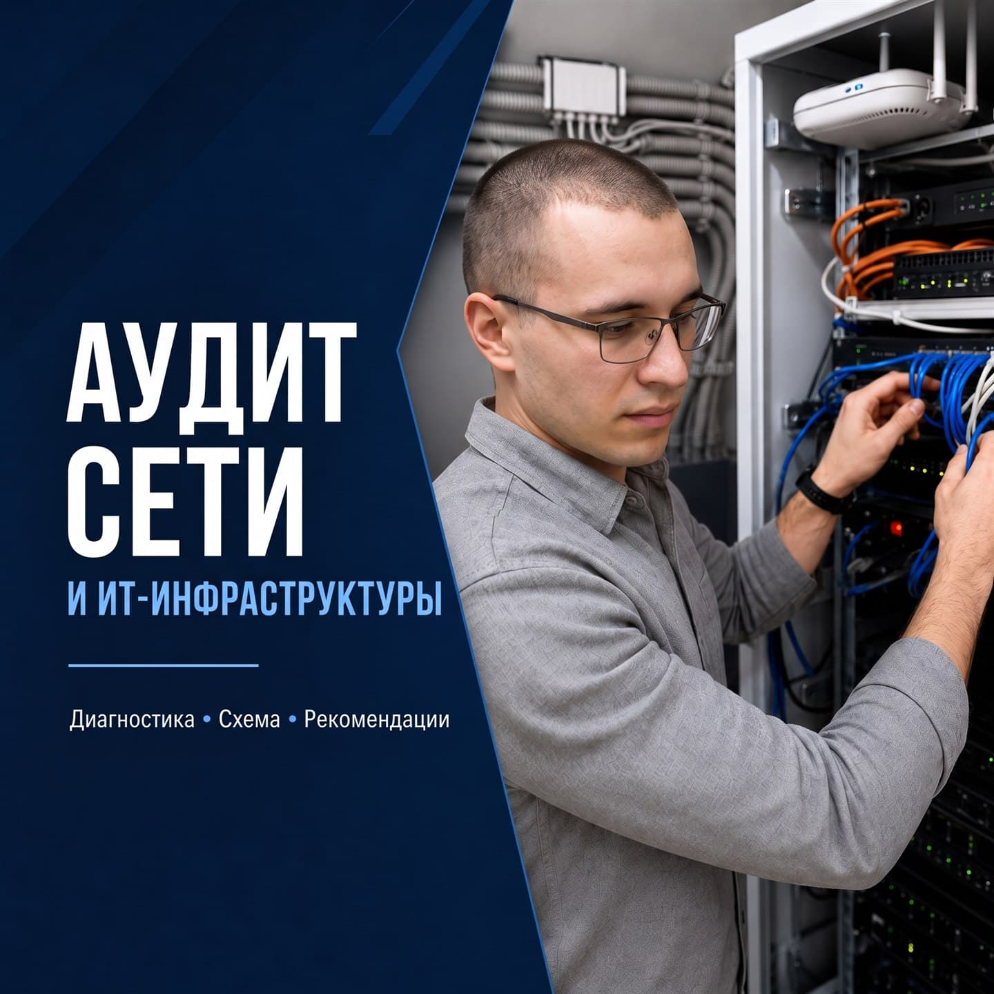 Аудит сетевого шкафа и IT-инфраструктуры